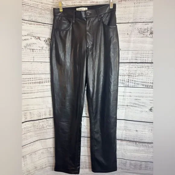 Abercrombie &‎ Fitch Pants Womens Sz 27 the 90s straight high rise Curve love - Picture 3 of 11